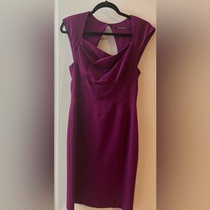 Black Halo Size 10 Cap Sleeve Dress